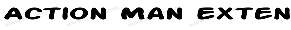 Action Man Extended Italic字体转换